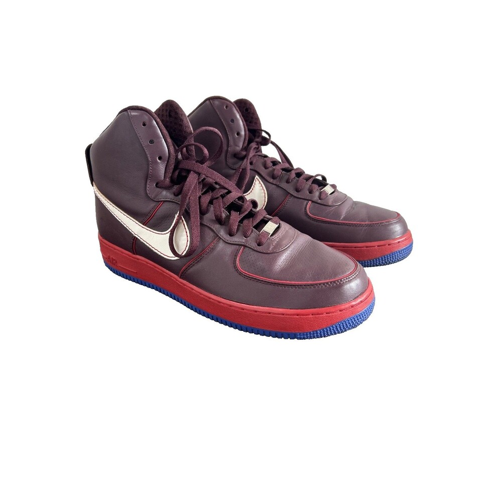 Nike Air Force 1 High Premium Barkley Pack Size 13 Deep Burgundy Red 317313-611